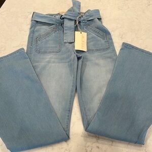 Altar'd State Light Blue Wide Leg Jeans